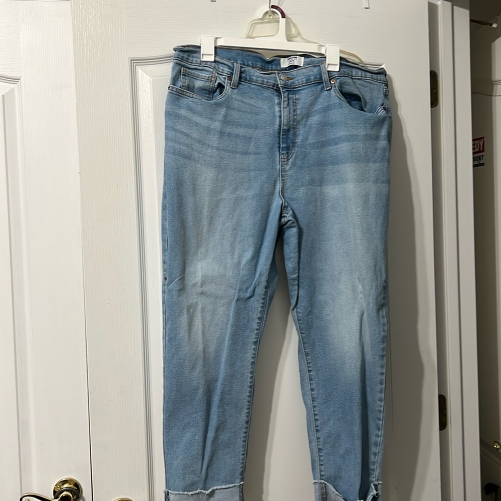 Cuffed Comfortable Boyfriend Jeans
